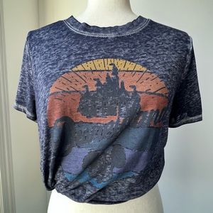 DISNEY - Retro Disneyland Logo Graphic Tee - Size S